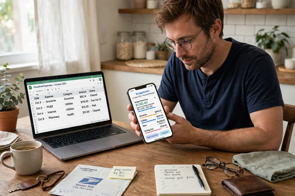 Why More Households Are Turning to Budgeting Apps to Beat Rising Costs Household using a budgeting app