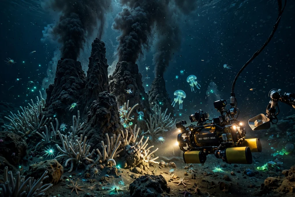 Deep-sea hydrothermal vent exploration